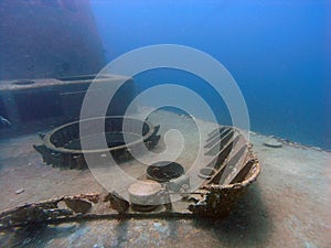 The wreck of the Satil patrol boat in Eilat photo