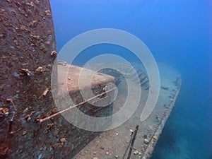 The wreck of the Satil patrol boat in Eilat photo