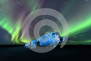 Wreck of a US military plane crashed in the middle of the nowhere. The plane ran out of fuel and crashed in a desert not far from