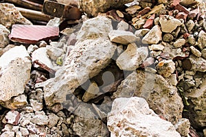 Wreckage Background Stone Ornamental Rocky