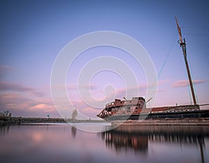 Wreckage of La Grande Hermine in Jordan Harbour 3