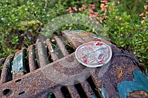 Wreckage from the Winter War near Suomussalmi, Finland