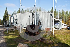 Wreckage from the Winter War near Suomussalmi, Finland