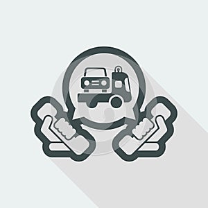 Wrecker call icon