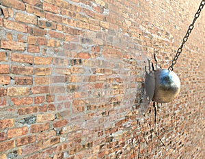 Wrecking Ball Hitting Wall