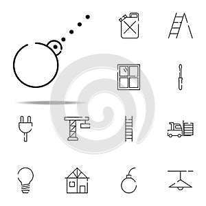 wrecking ball icon. construction icons universal set for web and mobile