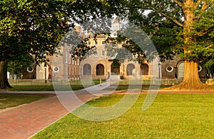 Wren Hall at William and Mary college in Williamsburg Virginia photo