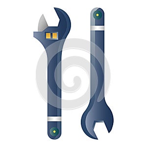 Wrench gradient illustration