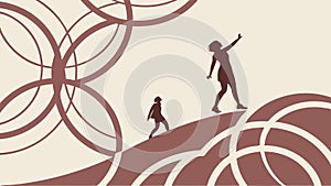 Wrench and Hammer Tools, Repair Maintenance, vector design Generative AI