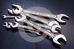 The wrench steel tools for repair