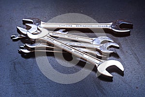 The wrench steel tools for repair