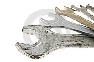 Wrenches isolated on white background