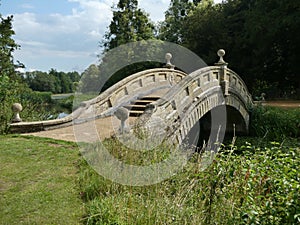 Wrest Park Chinese bridge in the sun photo