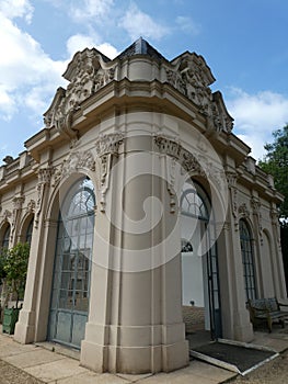 Wrest park orangery in the sun