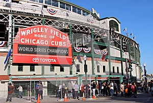 Wrigley Field, Chicago Cubs World Series Win