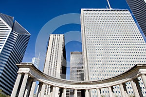 Wrigley Square and Millennium Monument