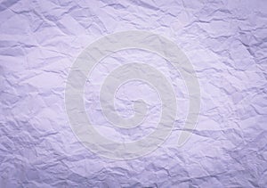 Wrinkled white texture paper background