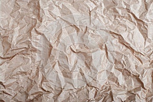 Wrinkly empty poster paper background for text photo