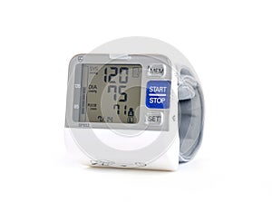 Wrist blood pressure monitor