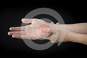 Wrist muscle pain