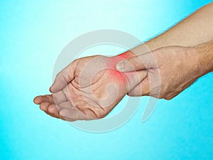 Wrist pain.