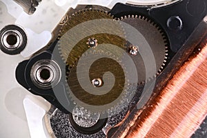 Wrist watch gears