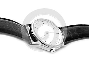 Wrist watches with a black small strap