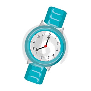 Wristlet watch isolated icon