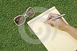 Write On The Grass