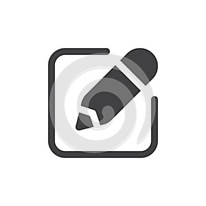 Write simple icon vector