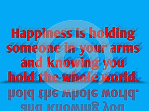 write in various red aphorisms