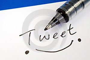 Write the word Tweet