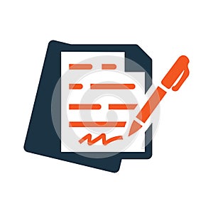 write, writing, article, blog icon.Simple vector sketch