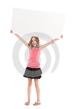 Write your message on white banner