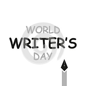 Writer day world pen