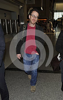 Writer producer Ethan Cohen is seen at LAX