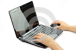 Writing on computer