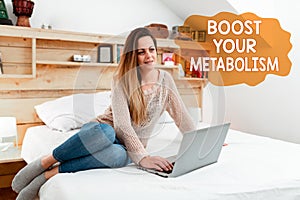 Writing displaying text Boost Your Metabolism. Business overview body process uses to make and burn energy from food