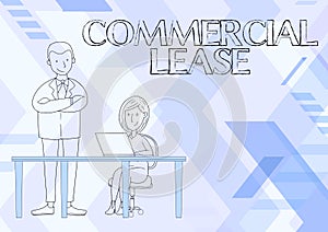 Writing displaying text Commercial Lease. Business approach refers to buildings or land intended to generate a profit