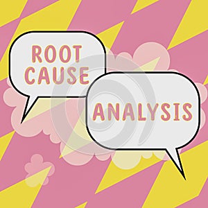 Writing displaying text Root Cause Analysis. Conceptual photo Method of Problem Solving Identify Fault or Problem