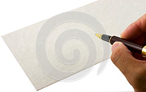 Writing envelope