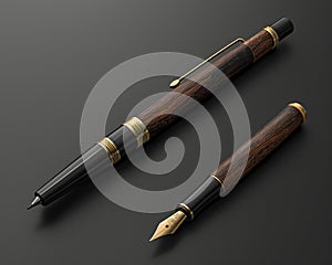A writing instrument that combines old-fashioned charm with sleek, futuristic efficiency for timeless writing
