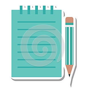 Writing Isolated Vector Icon Editable