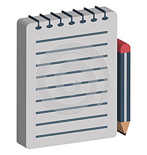 Writing Isolated Vector Icon Editable