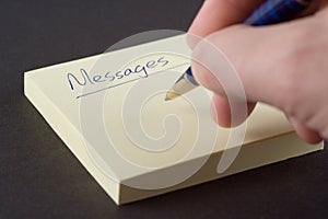 Writing Messages
