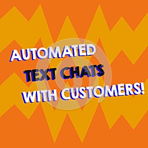 Zobrazené automatizované chatování zákazníci. obchod představí umělý vyprávění 