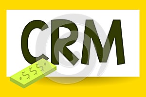 Writing note showing Crm. Business photo showcasing Strategy for managing the Affiliation Interactions of an