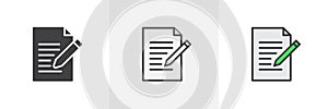 Writing pad icon