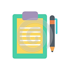 Writing Pad Icon for Notes