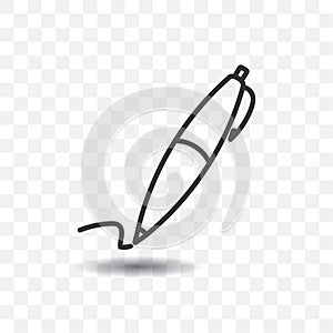 Writing Pen icon.